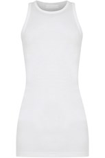 Wardrobe Nyc RIB TANK MINI DRESS | WHITE